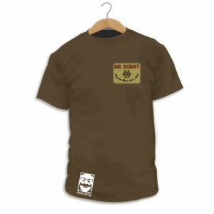 Camiseta Mr Robot en color marrón